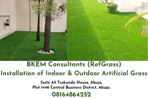 Artificial Grass Installation and Supplier in Nigeria